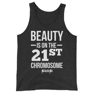 Unisex  Tank Top---Beauty White Design---Click for more shirt colors
