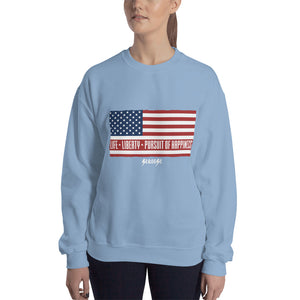 SweatshirtShort---Life, Liberty, Pursuit of Happiness---Click for more shirt colors