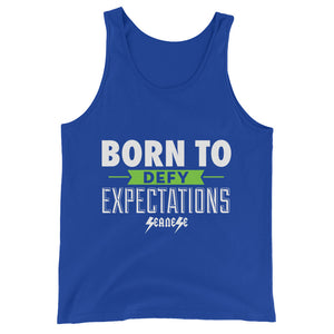 Unisex  Tank Top---Born to Defy Expectations---Click for more shirt colors