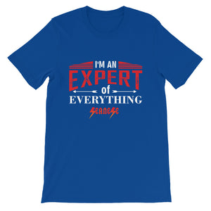 Short-Sleeve Unisex T-Shirt---Expert of Everything---Click for more shirt colors
