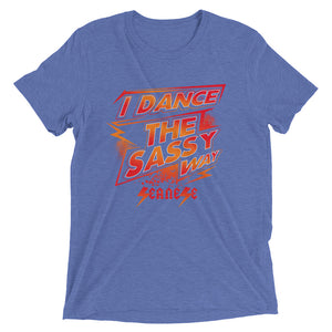 Upgraded Soft Short sleeve t-shirt---Dance Sassy Red/Orange Design---Click for more shirt colors