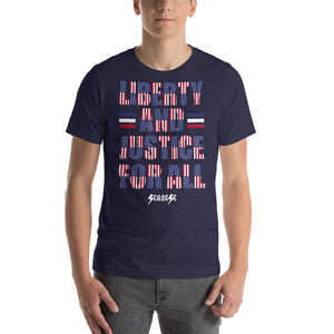 Short-Sleeve Unisex T-Shirt---Justice for All---Click for more shirt colors