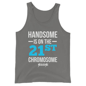 Unisex  Tank Top---Handsome Blue/White Design---Click for more shirt colors