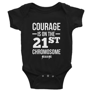 Infant Bodysuit---Courage White Design---Click for more shirt colors