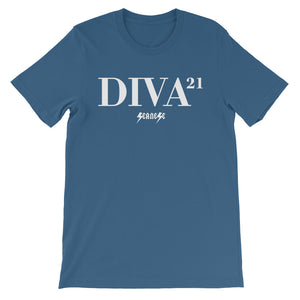 Unisex short sleeve t-shirt---21 Diva---Click for more shirt colors