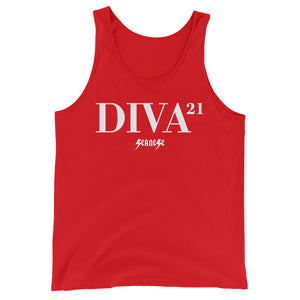 Unisex  Tank Top---21 Diva---Click for more shirt colors