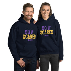 Unisex Hoodie---Do It Scared---Click for more shirt colors