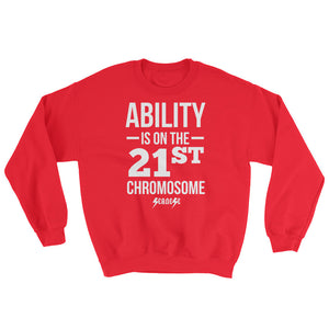 Sweatshirt------Ability White Design---Click for more shirt colors