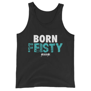 Unisex  Tank Top---Born Feisty---Click for more shirt colors