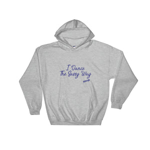 Hooded Sweatshirt---Simple Dance Sassy Purple Design---Click for more shirt colors