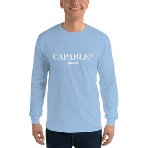 Men’s Long Sleeve Shirt---21Capable---Click for more shirt colors