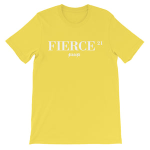 Unisex short sleeve t-shirt---21Fierce---Click for more shirt colors