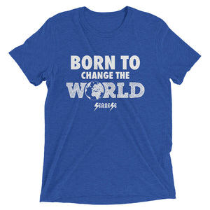 Upgraded Soft Short sleeve t-shirt---Born To Change The World---Click for more shirt colors