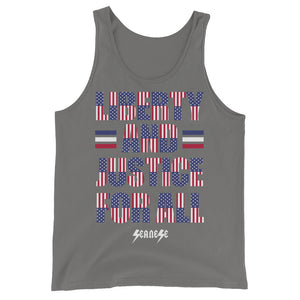 Unisex  Tank Top---Justice for All---Click for more shirt colors