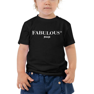 Toddler Short Sleeve Tee---21Fabulous---Click for More Shirt Colors