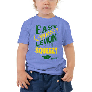 Toddler Short Sleeve Tee---Easy Peasy Lemon Squeezy---Click for more shirt colors