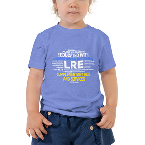 Toddler Short Sleeve Tee---Least Restrictive Environment---Click for more shirt colors