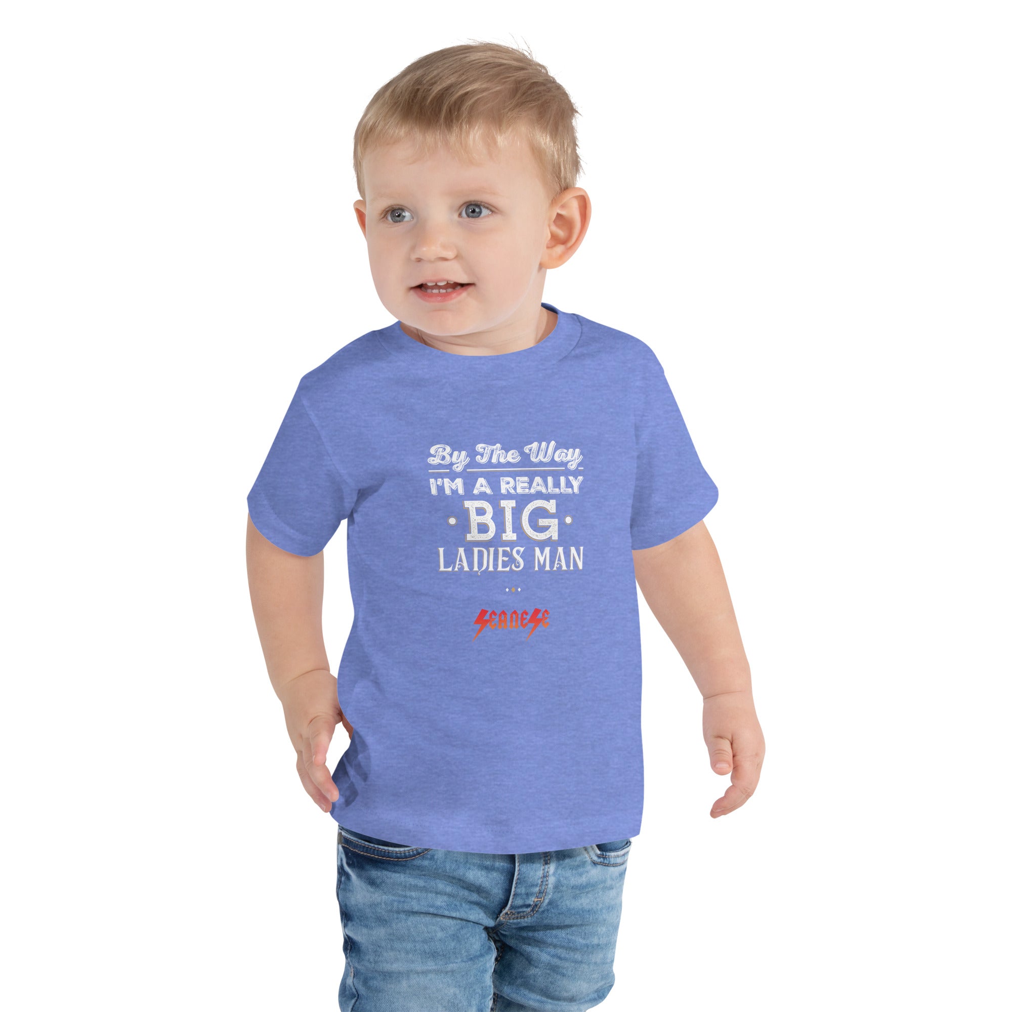 Toddler Short Sleeve Tee---Big Ladies Man---Click for more shirt colors