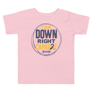 Toddler Short Sleeve Tee--I Am Down Right Capable---Click for More Shirt Colors