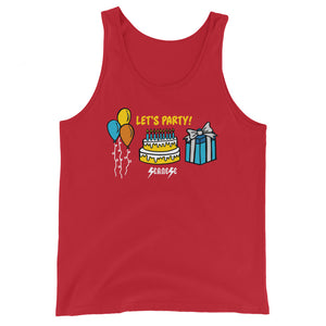 Unisex Tank Top---Birthday Let's Party---Click for More Shirt Colors