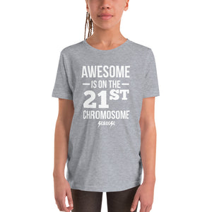 Youth Short Sleeve T-Shirt--Awesome White Design--Click for more shirt colors