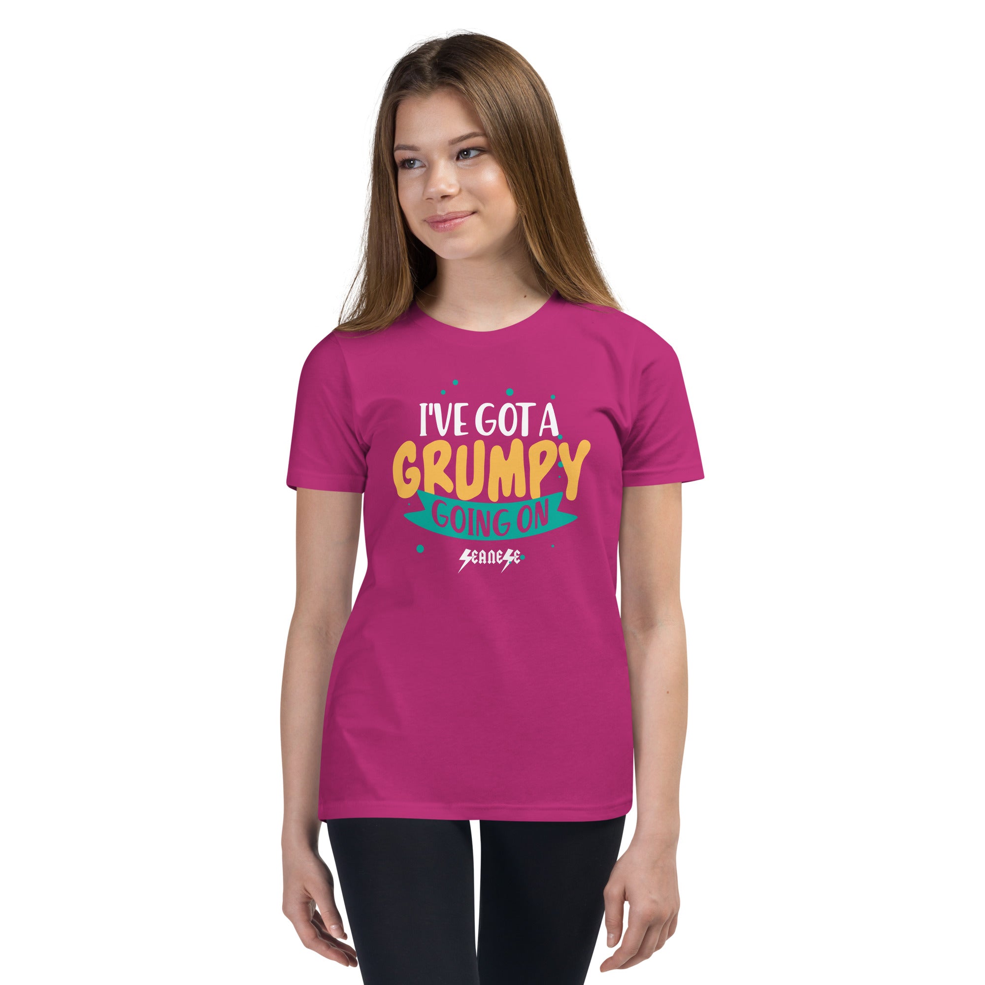 Youth Short Sleeve T-Shirt---I've Got a Grumpy Going On---Click for mo -  Seanese