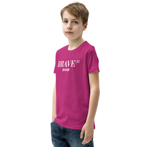 Youth Short Sleeve T-Shirt---21Brave--Click for More shirt colors