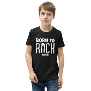 Youth Short Sleeve T-Shirt---Born to Rock--Click for More Shirt Colors