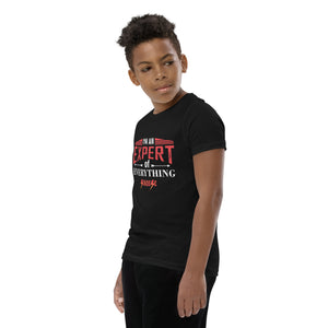 Youth Short Sleeve T-Shirt---Expert of Everything---Click for More Shirt Colors