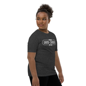 Youth Short Sleeve T-Shirt---I'm a Game Changer--Click for More Shirt Colors