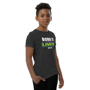 Youth Short Sleeve T-Shirt---Born to Push the Limits---Click for More Shirt Colors
