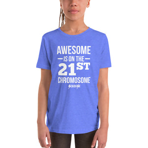 Youth Short Sleeve T-Shirt--Awesome White Design--Click for more shirt colors
