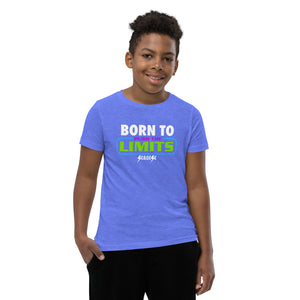 Youth Short Sleeve T-Shirt---Born to Push the Limits---Click for More Shirt Colors
