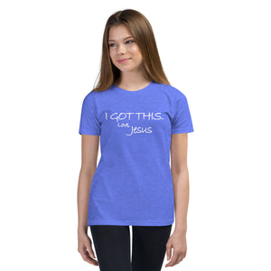 Youth Short Sleeve T-Shirt---I Got This. Love, Jesus---Click for more shirt colors