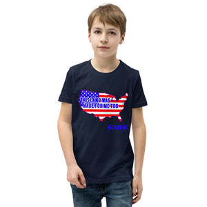Youth Short Sleeve T-Shirt2---This Land Was Made For Me Too---Click for more shirt colors