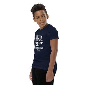 Youth Short Sleeve T-Shirt---Ability is on the 21st Chromosome---Click for more shirt colors