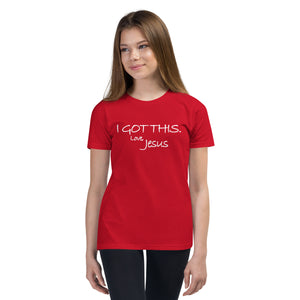 Youth Short Sleeve T-Shirt---I Got This. Love, Jesus---Click for more shirt colors