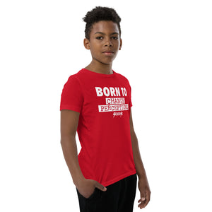Youth Short Sleeve T-Shirt---Born to Change Perceptions---Click for more shirt colors