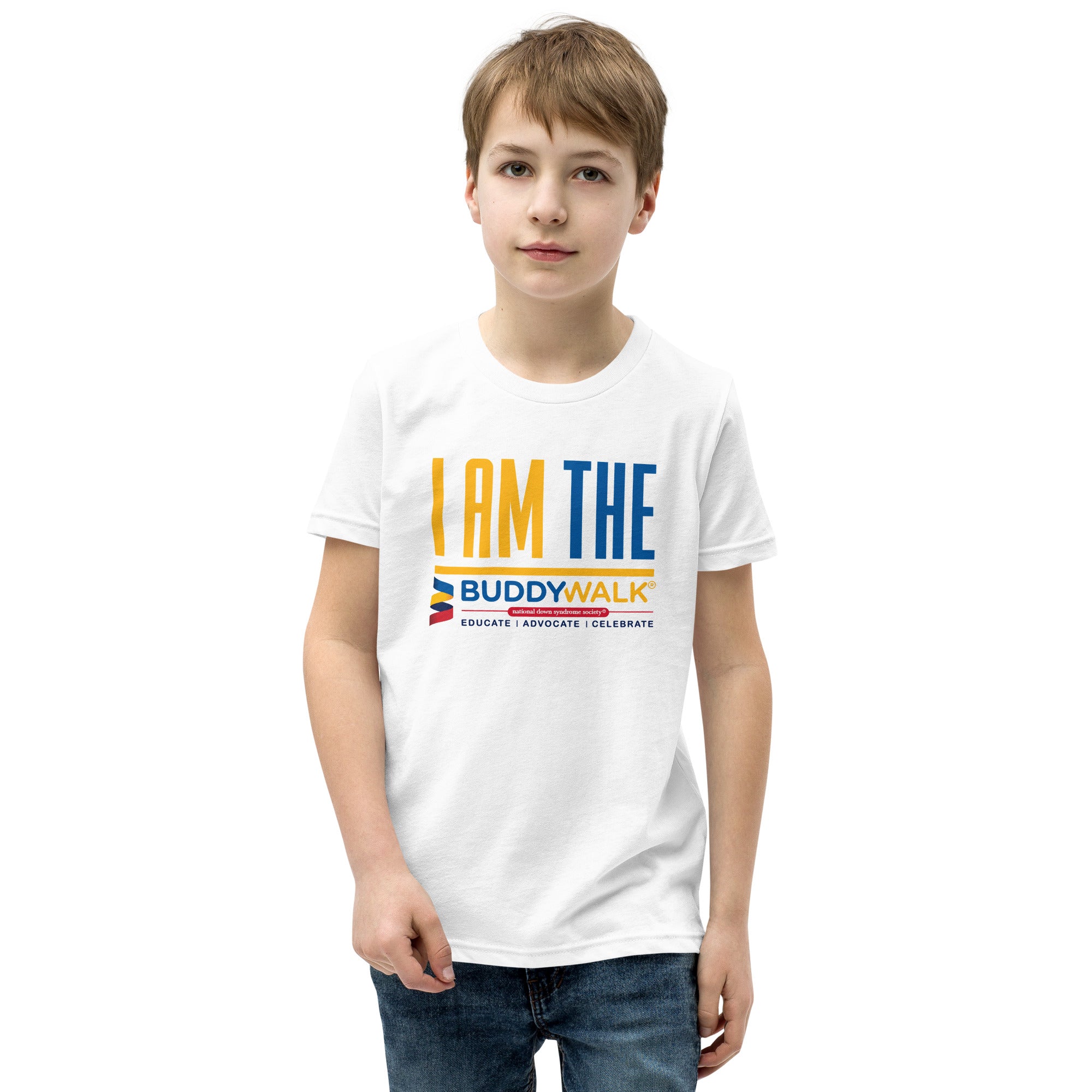 Youth Short Sleeve T-Shirt---I Am the Buddy Walk---Click for
